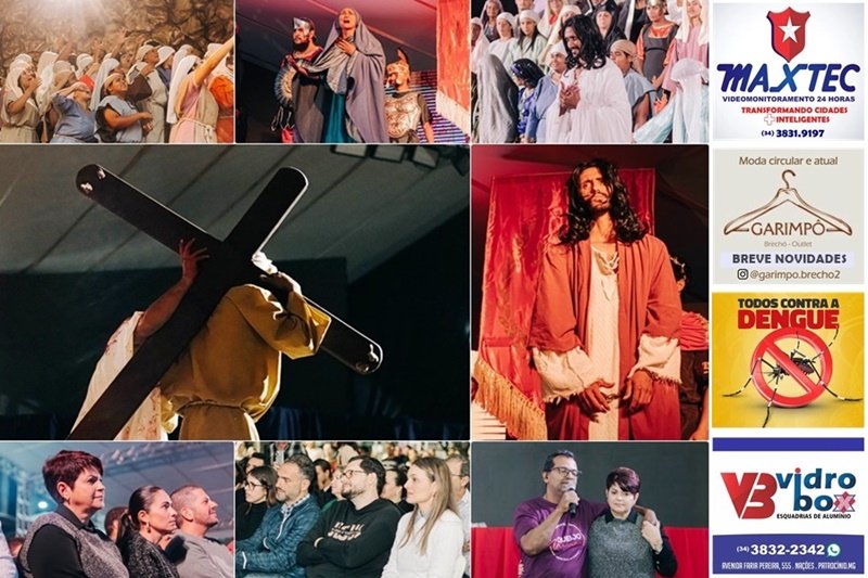 UMA NOITE DE FÉ, EMOÇÃO E UNIÃO: A PAIXÃO DE CRISTO EM PATROCÍNIO