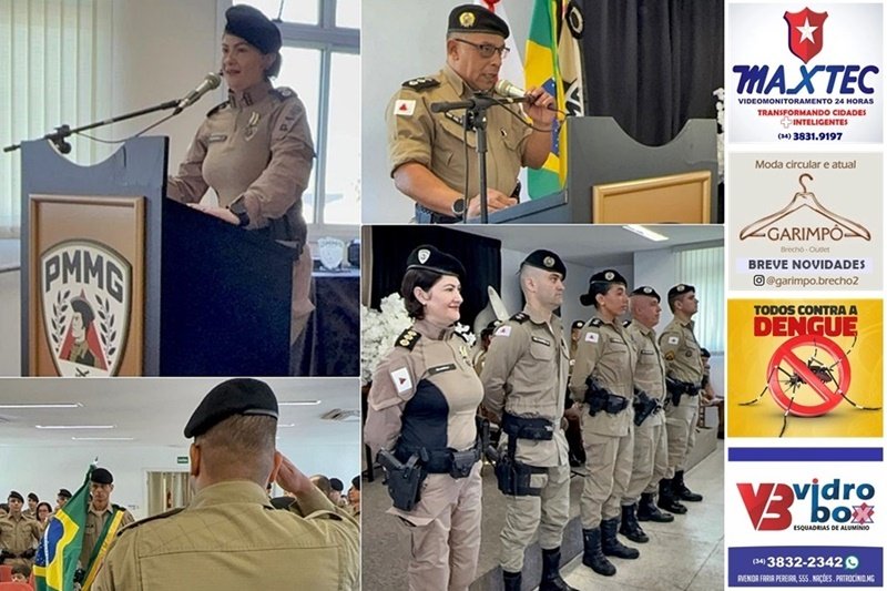 46º BPM CELEBRA 19 ANOS DE INSTALAÇÃO COM SOLENIDADE DE HOMENAGENS E CONDECORAÇÕES EM PATROCÍNIO