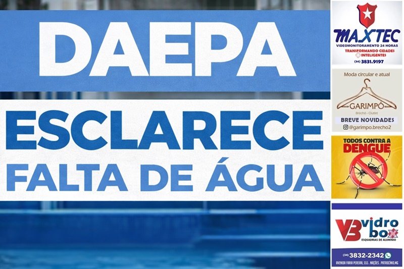 CHUVA DE GRANIZO ATINGE CAPTAÇÃO DE ÁGUA E REDUZ ABASTECIMENTO EM PATROCÍNIO