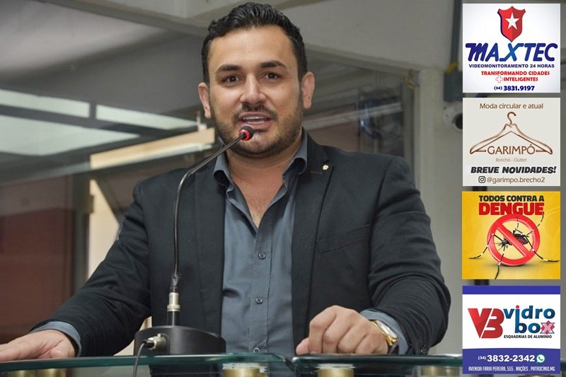 VEREADOR LEANDRO CAIXETA ASSUME SECRETARIA DE ASSISTÊNCIA SOCIAL EM SUBSTITUIÇÃO A MARILENE PIRES