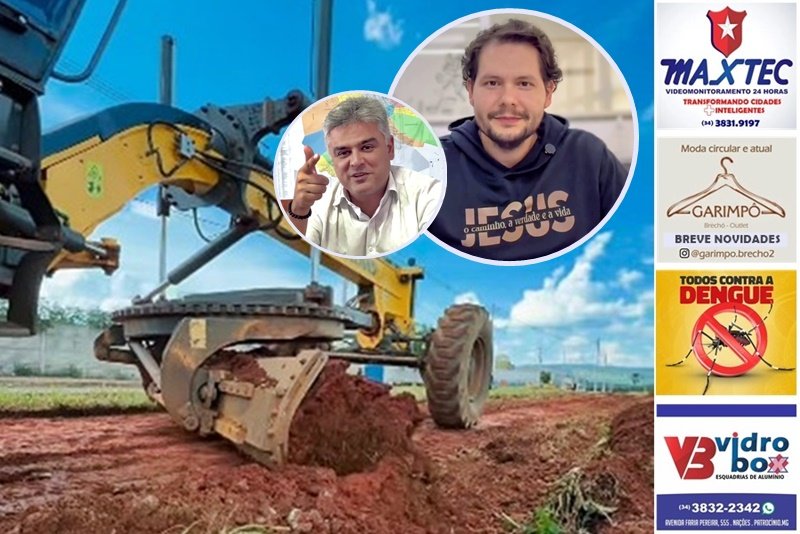 PREFEITURA APRESENTA NOVO MAQUINÁRIO E REFORÇA ESTRUTURA PARA OBRAS EM PATROCÍNIO