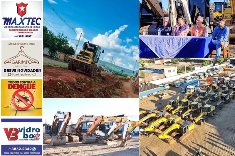 MOBILIDADE: MUNICÍPIO AMPLIA FROTA PARA MANUTENÇÃO DAS ESTRADAS RURAIS