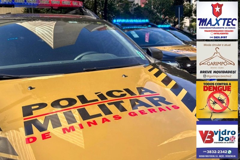 POLÍCIA MILITAR PRENDE TRÊS POR TRÁFICO DE DROGAS NO BAIRRO ENÉAS, EM PATROCÍNIO