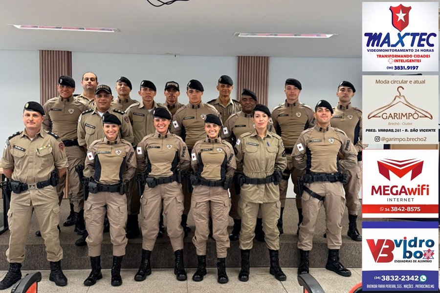 46º BPM RECEBE 14 NOVOS MILITARES DO CURSO DE FORMAÇÃO DE SOLDADOS DA 10ª RPM