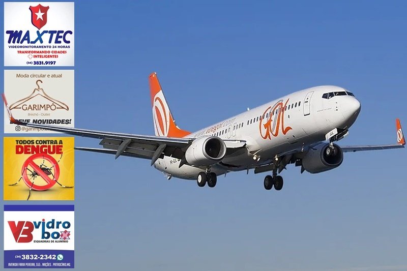 GOL INAUGURA ROTA AÉREA UBERLÂNDIA / RIO DE JANEIRO COM VOOS DIRETOS