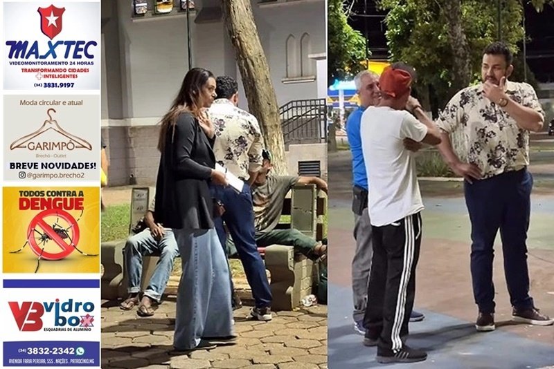 E O SECRETÁRIO LEANDRO CAIXETA JÁ FOI PRA RUA!