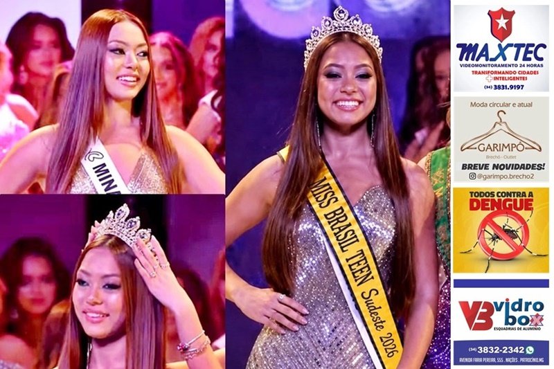 PATROCINENSE ANA LUISA MIYAKI É COROADA MISS BRASIL SUDESTE TEEN 2026