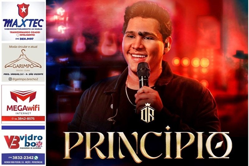 SERTANEJO PATROCINENSE LANÇA PROJETO ‘PRINCÍPIO’ E DISPONIBILIZA PRÉ-SAVE NAS PLATAFORMAS DIGITAIS