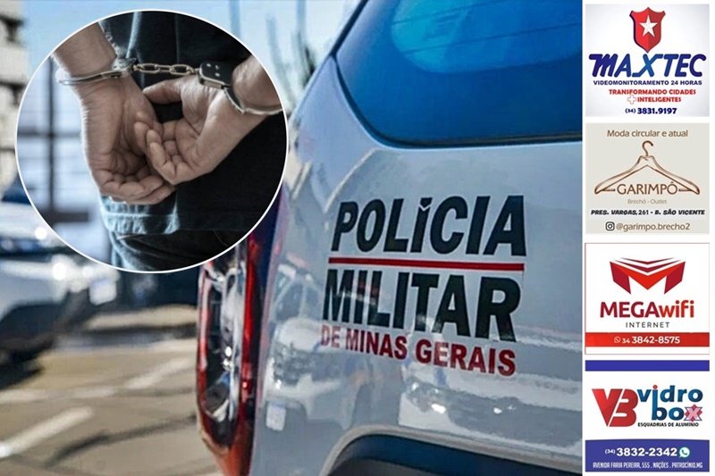 APÓS PERSEGUIÇÃO, FORAGIDO POR HOMICÍDIO É PRESO COM PISTOLA, DROGAS E DINHEIRO EM PATROCÍNIO