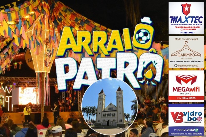 ARRAIÔ PATRÔ 2026 E 74ª CORRIDA NACIONAL DA FOGUEIRA RETORNAM À PRAÇA SANTA LUZIA DIAS 25 E 26 DE JUNHO