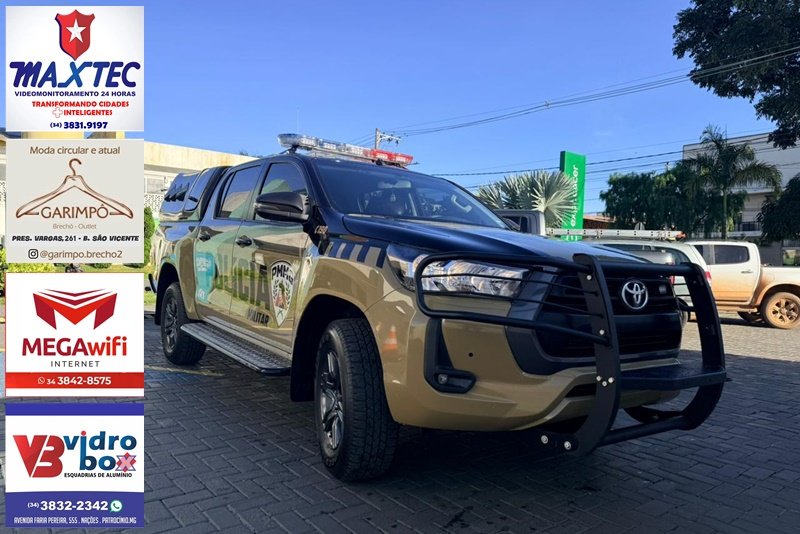 COMUNIDADE RURAL SE UNE E ENTREGA NOVA VIATURA À POLÍCIA MILITAR EM PATROCÍNIO