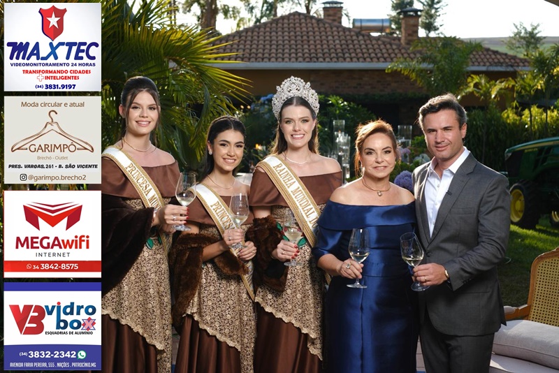 RAINHA DO CAFÉ E PRINCESAS PRESTIGIAM II LEILÃO BENEFICENTE VINHOS & VIDAS EM PROL DO HC PATROCÍNIO