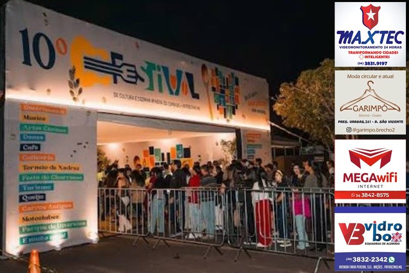 COM FESTIVAL DE CULTURA E GASTRONOMIA LOTADO, PRÉ CANDIDATOS DE PATROCÍNIO TIVERAM PARTICIPAÇÃO DISCRETA