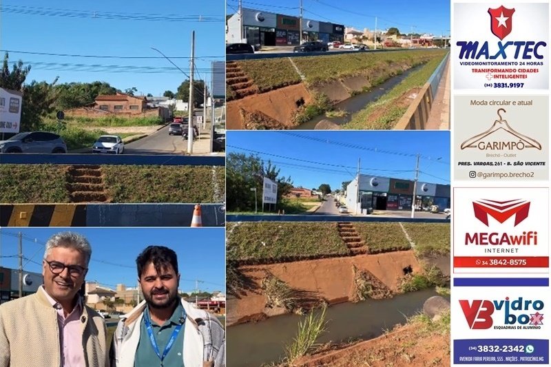 NOVO PONTILHÃO VAI FACILITAR ACESSO AO DONA DIVA, MELHORANDO A MOBILIDADE URBANA DO SETOR SUL DE PATROCÍNIO