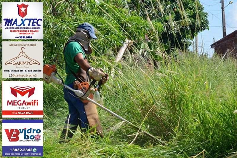 PREFEITURA INTENSIFICA FISCALIZAÇÃO E JÁ NOTIFICA PROPRIETÁRIOS DE LOTES SUJOS EM PATROCÍNIO