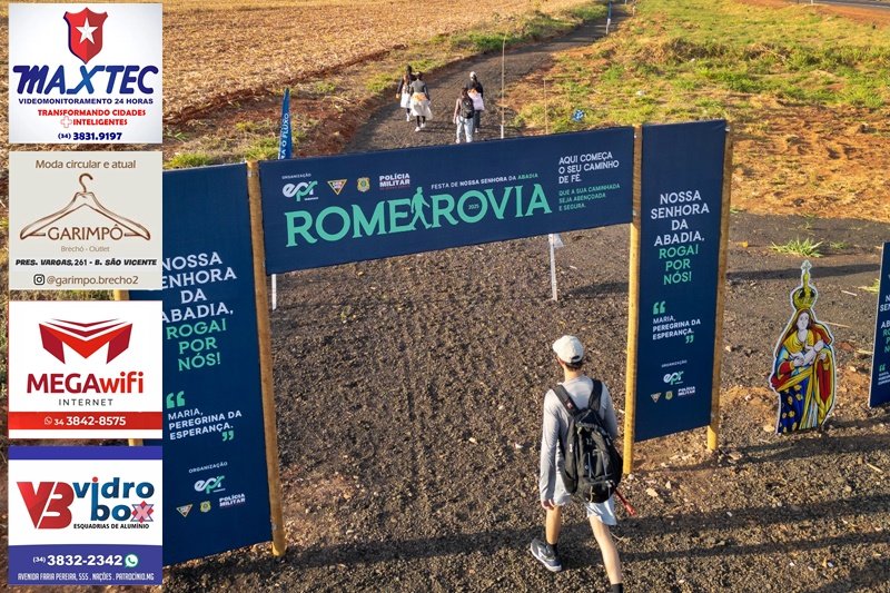 OPERAÇÃO ESPECIAL REFORÇA SEGURANÇA DE ROMEIROS NA BR-365 DURANTE A FESTA DE N SRA DA ABADIA