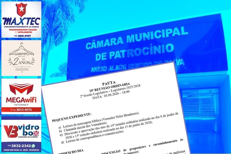 CÂMARA RETORNA AOS TRABALHOS NA SEGUNDA, COM PROJETOS SOBRE TEA, LEITURA BÍBLICA E ZONEAMENTO NA PAUTA