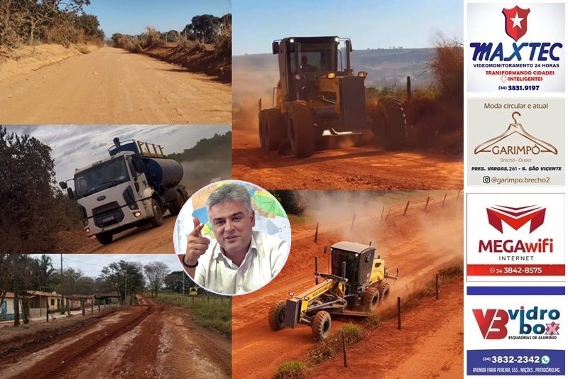 COM GESTÃO EFICIENTE, PREFEITURA ACELERA RECUPERAÇÃO DAS ESTRADAS RURAIS E REFORÇA APOIO AO HOMEM DO CAMPO