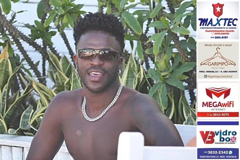 COM VISUAL NOVO, VINNY JR TROCA BEIJOS COM VIRGÍNIA EM PRAIA DO RIO E EM ACADEMIA EM GOIÂNIA