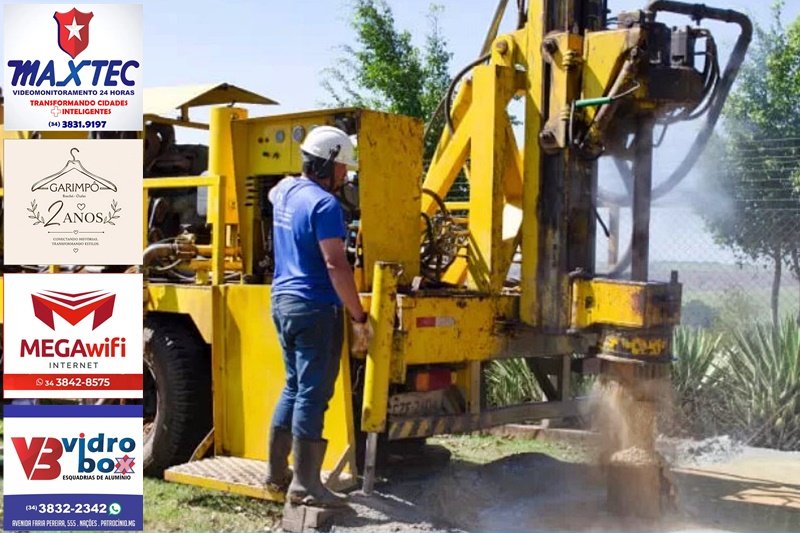 SEGURANÇA HÍDRICA: 12 NOVOS POÇOS ARTESIANOS AMPLIAM ABASTECIMENTO DE ÁGUA EM PATROCÍNIO