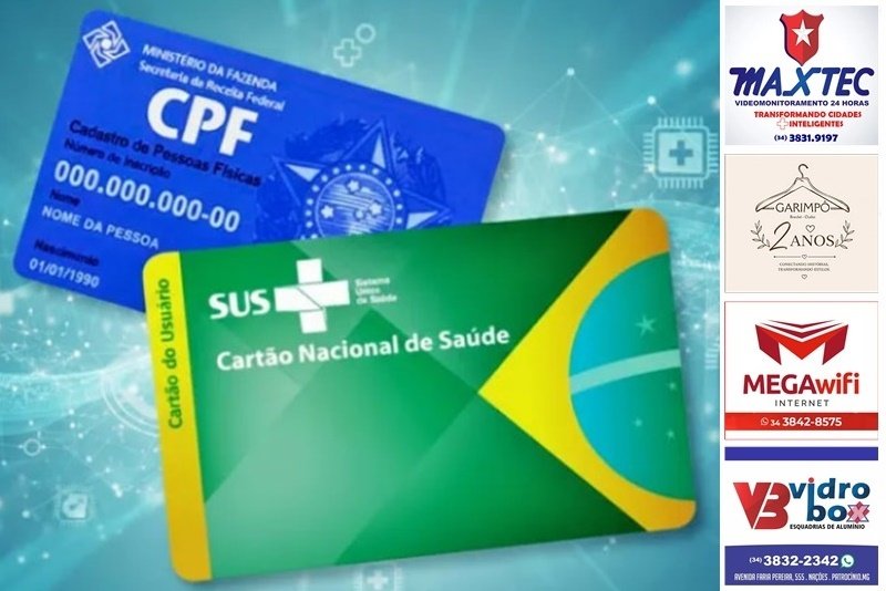 IMPORTANTE: CPF PASSA A SER A PRINCIPAL IDENTIFICAÇÃO DOS USUÁRIOS DO SUS