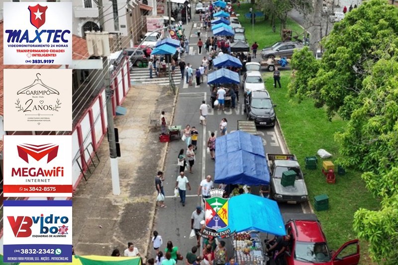 FEIRA DO PRODUTOR MANTÉM VIVA A TRADIÇÃO E FORTALECE O ENCONTRO ENTRE CAMPO E CIDADE EM PATROCÍNIO