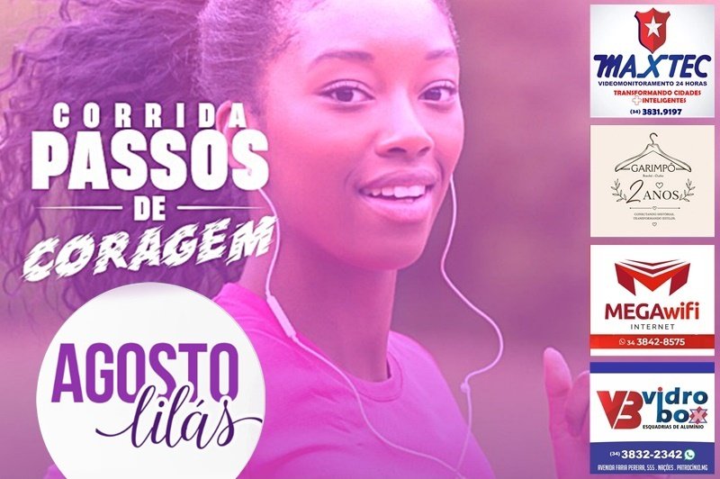 CORRIDA ‘PASSOS DE CORAGEM’ MOVIMENTA PATROCÍNIO NA MANHÃ DESTE DOMINGO, 16