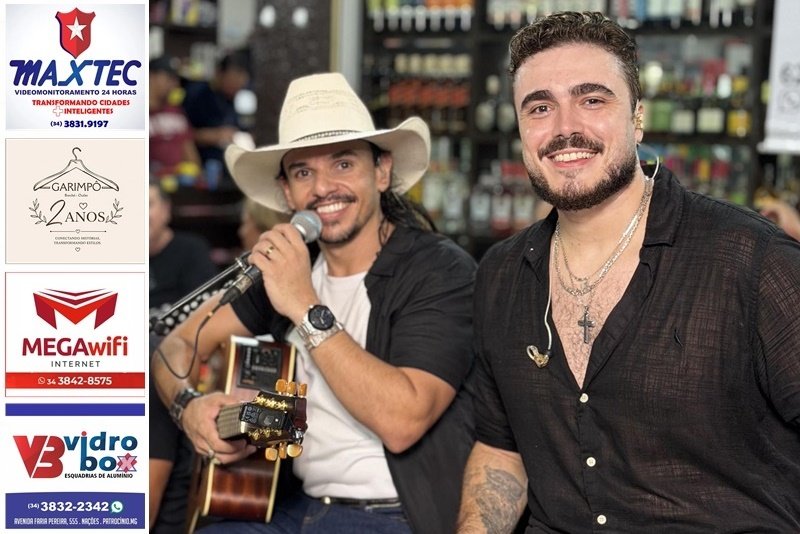 BISON E COMASSETTO CHEGAM A PATROCÍNIO COM MODA DE VIOLA, HUMOR, IRONIA E MUITA RESENHA