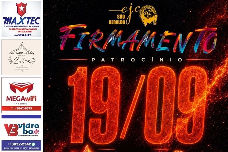 EVANGELIZAÇÃO: FIRMAMENTO 2026 VAI REUNIR JOVENS EM TARDE DE FÉ, MÚSICA E ALEGRIA EM PATROCÍNIO