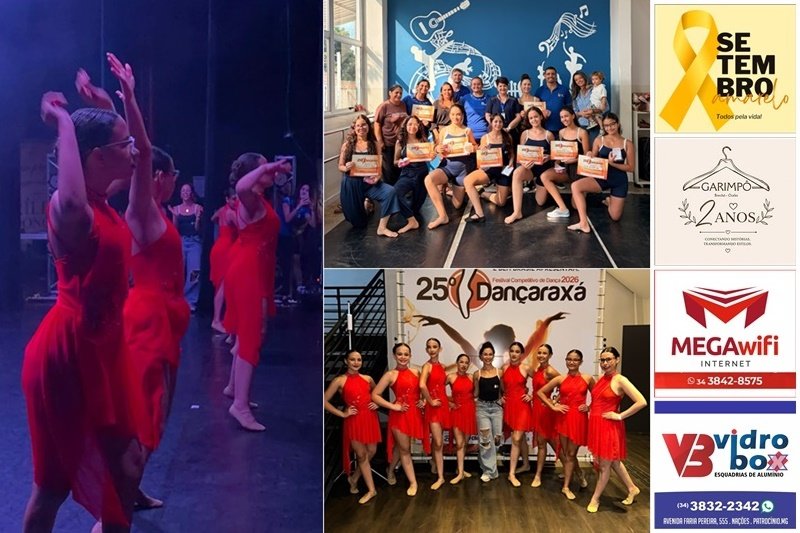CEU DAS ARTES ESTRÉIA NO DANÇARAXÁ E JÁ SOBE AO PÓDIO: PATROCÍNIO CONQUISTA O 3º LUGAR
