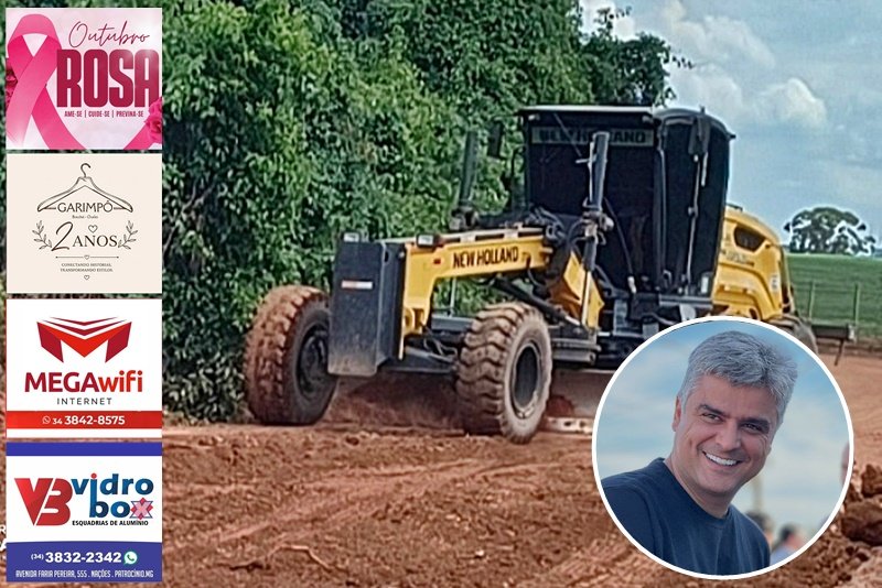 SEMANA TEM RECUPERAÇÃO DE ESTRADAS, TAPA-BURACOS, LIMPEZA E OBRAS PONTUAIS EM PATROCÍNIO
