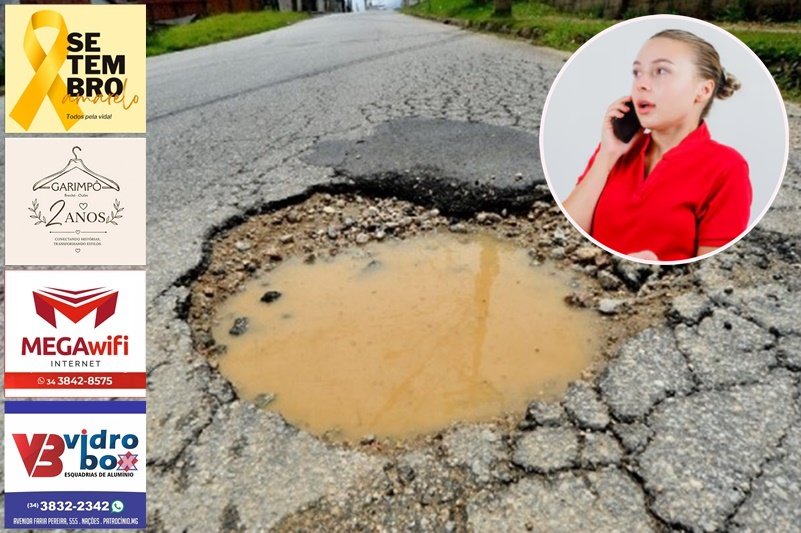 SEMOP ENFATIZA IMPORTÂNCIA DA POPULAÇÃO NO REPARO IMEDIATO DE PROBLEMAS COMO BURACOS NAS RUAS