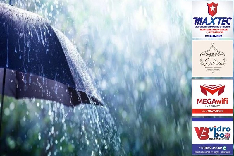 PREVISÃO APONTA CHUVA E VENTOS DE ATÉ 70 KM/H EM UBERLÂNDIA; PRECIPITAÇÃO PODE CHEGAR A PATROCÍNIO