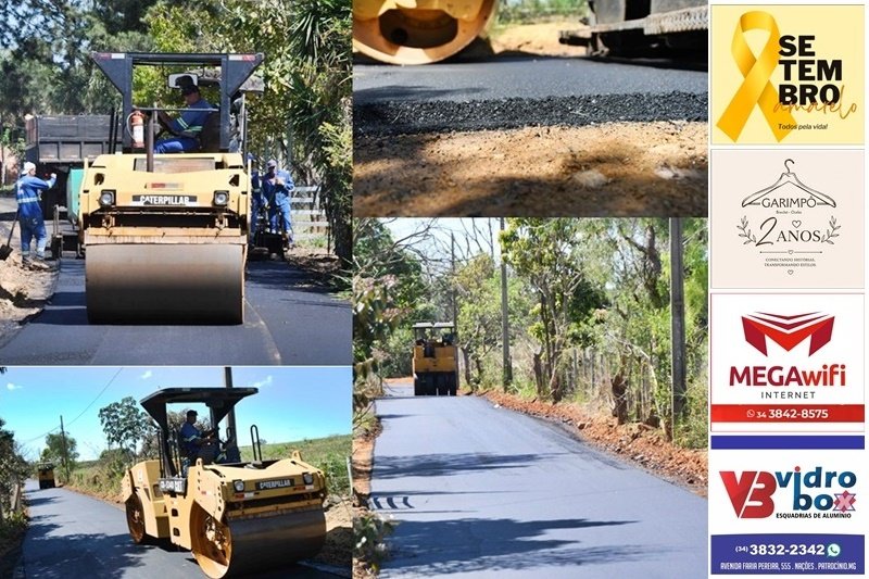 INFRAESTRUTURA: GOVERNO MUNICIPAL ENTREGA 1 KM DE ASFALTAMENTO NA ESTÂNCIA SANTA LUZIA