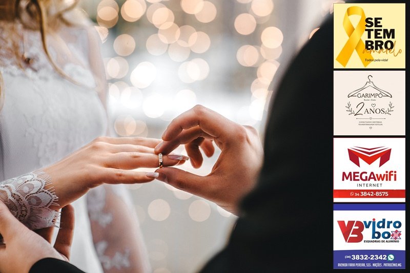 CASAMENTO COMUNITÁRIO RECEBE INSCRIÇÕES ATÉ 30 DE SETEMBRO; CERIMÔNIA ESTÁ PREVISTA PARA O DIA 27 DE NOVEMBRO