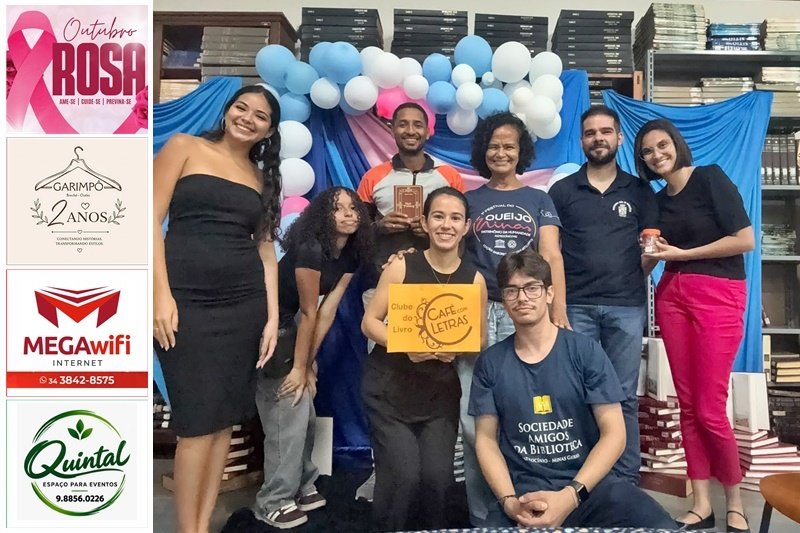 CLUBE DO LIVRO CAFÉ COM LETRAS CELEBRA CULTURA E A TROCA DE EXPERIÊNCIAS NOS 87 ANOS DA BIBLIOTECA MUNICIPAL