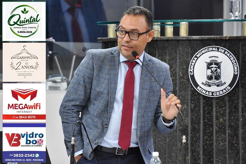GUSTAVO CONFIRMA PASTOR ALAÉRCIO COMO NOME DE CONSENSO PARA ASSUMIR A PRESIDÊNCIA DA CÂMARA DE PATROCÍNIO