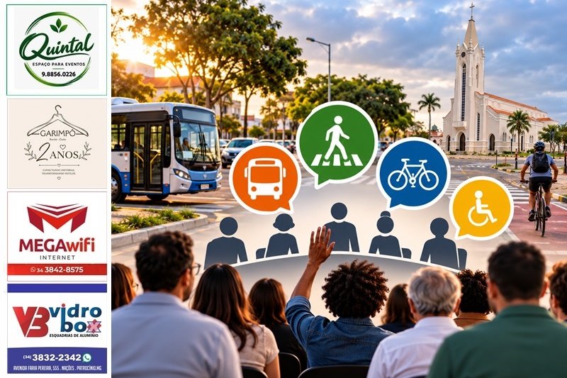 SOCIEDADE CIVIL GANHA ESPAÇO NAS DECISÕES SOBRE TRÂNSITO E MOBILIDADE URBANA EM PATROCÍNIO