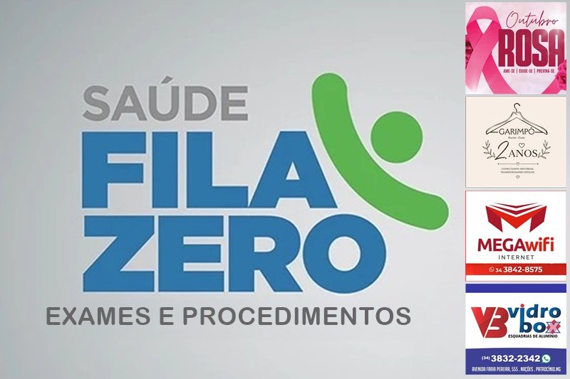 ATENÇÃO! FILA ZERO AMPLIA EXAMES EM PATROCÍNIO E PACIENTES DEVEM ATUALIZAR CADASTRO