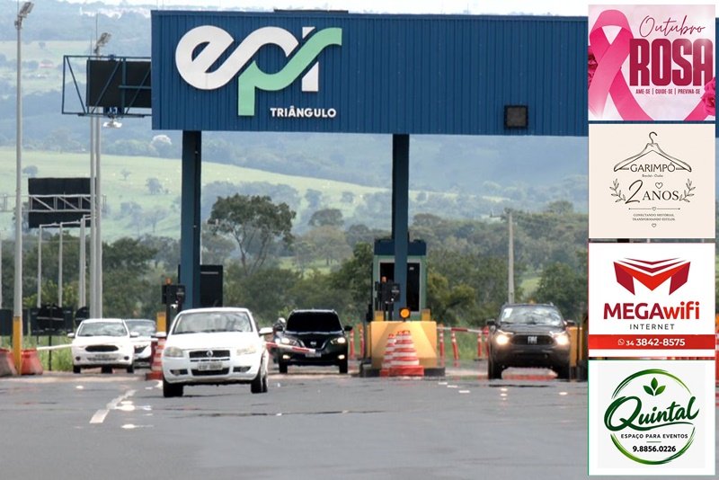 PEDÁGIO FICA MAIS CARO NAS RODOVIAS DA EPR TRIÂNGULO A PARTIR DESTA QUINTA-FEIRA, 22