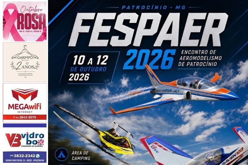 FESPAER 2026 MUDA DE DATA E SERÁ REALIZADO DE 10 A 12 DE OUTUBRO EM PATROCÍNIO