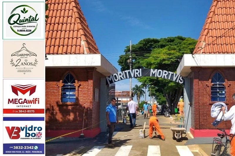 CEMITÉRIO MUNICIPAL RECEBE MELHORIAS PARA O DIA DE FINADOS; VISITAÇÃO OCORRE DAS 6 ÀS 18 HORAS